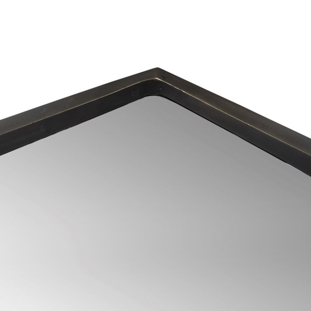 Four Hands Perla Mirror-Slate Aluminum