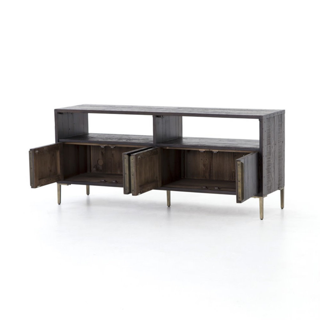 Four Hands Wyeth Media Console-Dark Carbon