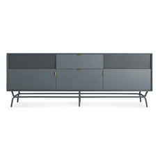 BluDot Dang 2 Door / 2 Drawer Console Marine Blue