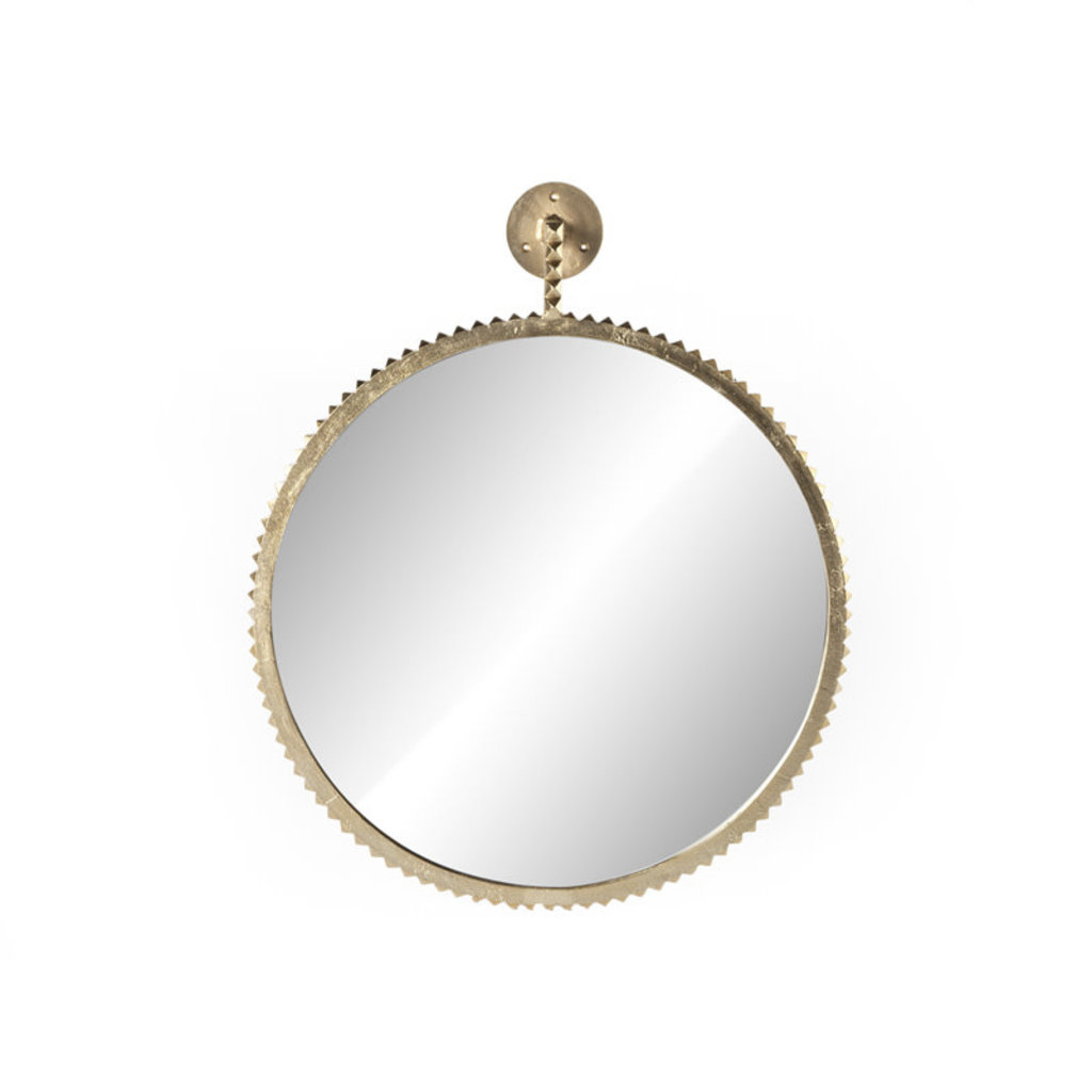 Four Hands Cru Large Mirror-Aged Gold