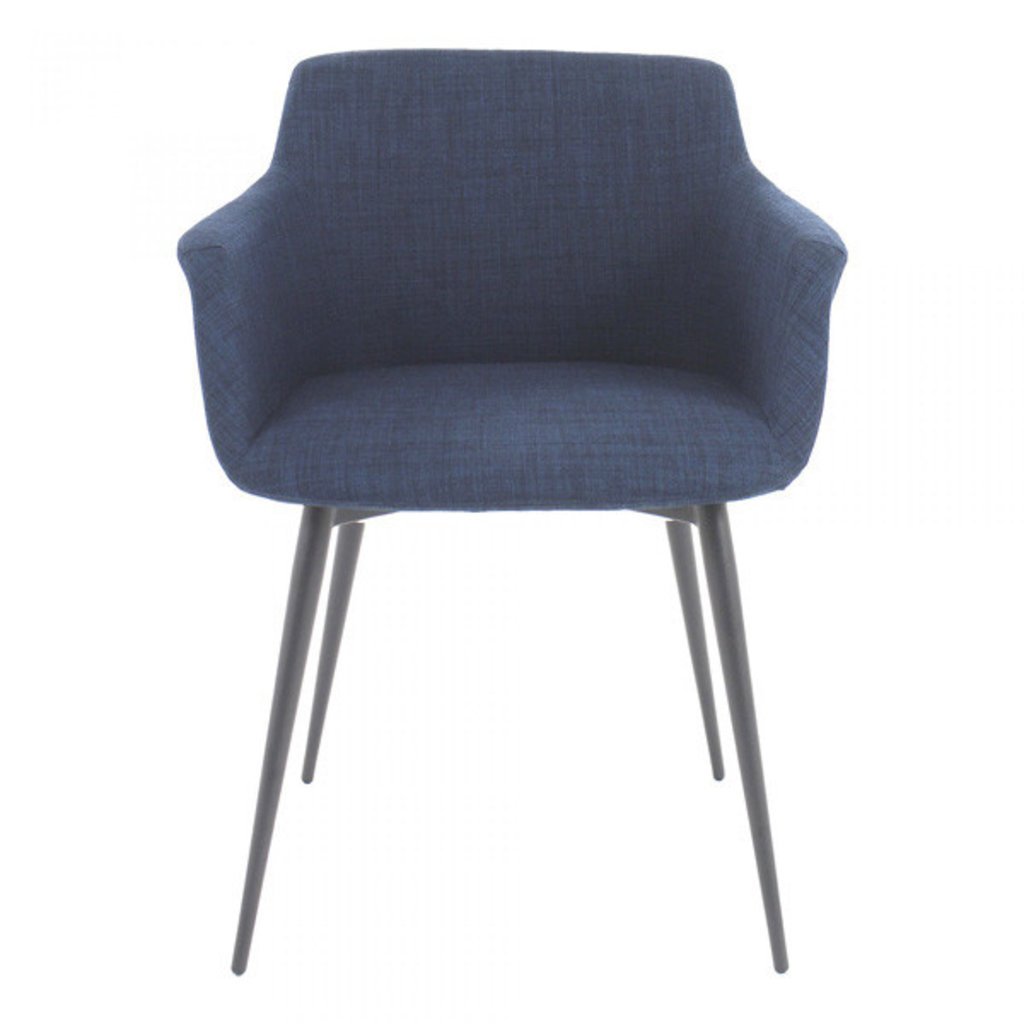 Moe's Home Collection Ronda Arm Chair Blue-M2