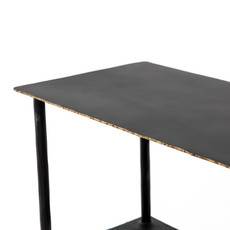 Four Hands Trula Console Table-Rubbed Black