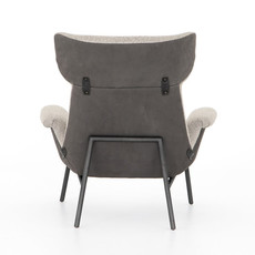 Four Hands Anson Chair-Nubuck Charcoal