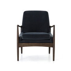 Four Hands Braden Chair-Modern Velvet Shadow