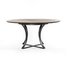 Four Hands Gage Dining Table 60"-Tanner Brwn Acacia