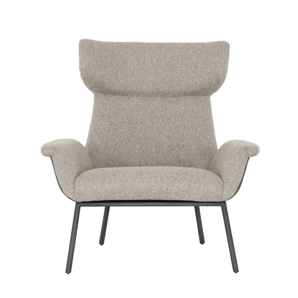 Four Hands Anson Chair-Nubuck Charcoal