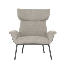 Four Hands Anson Chair-Nubuck Charcoal