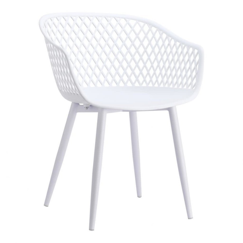 Moe's Home Collection Piazza Outdoor Chair White-M2