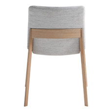 Moe's Home Collection Deco Oak Dining Chair Light Grey-M2