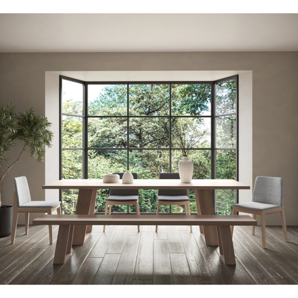 Deco Oak Dining Chair Light Grey-M2 - Direct Furniture Modern Home