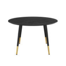 Modway Vigor Round Dining Table in Black