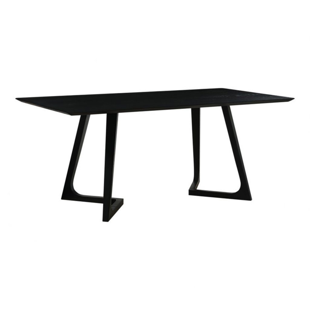 Moe's Home Collection Godenza Dining Table Rectangular Black Ash