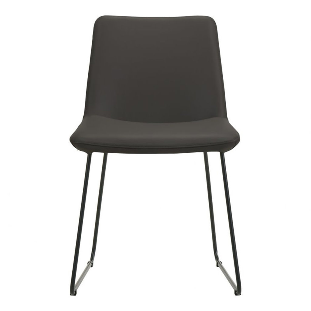 Moe's Home Collection Villa Dining Chair Black-M2