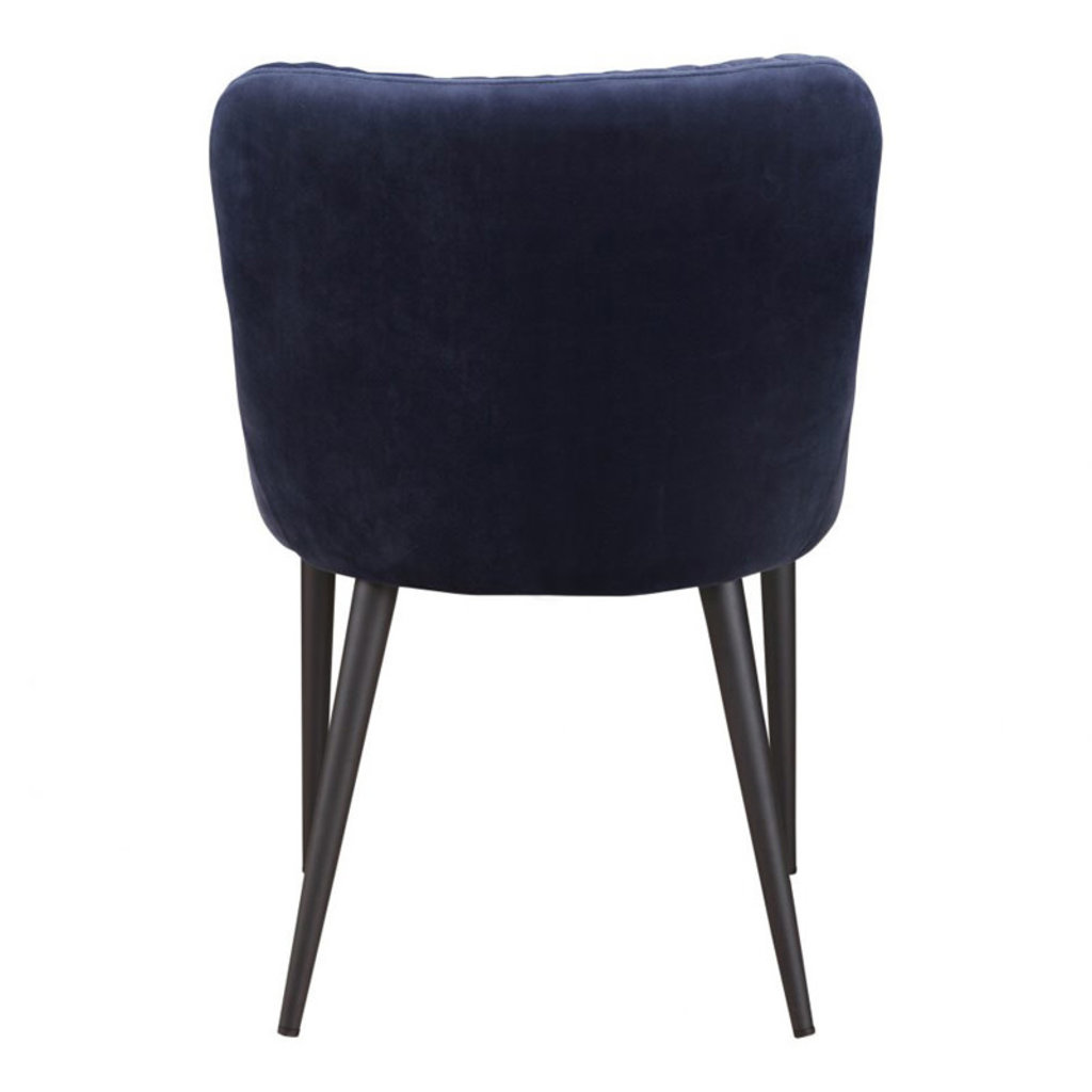 Moe's Home Collection Etta Dining Chair Dark Blue