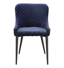 Moe's Home Collection Etta Dining Chair Dark Blue