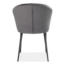 Moe's Home Collection Mags Dining Chair Dark Grey-M2