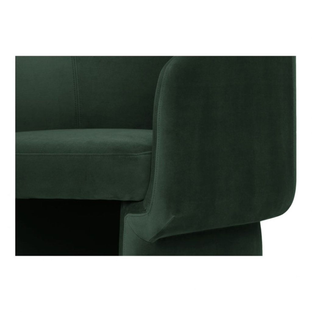 Moe's Home Collection Franco Chair Dark Green