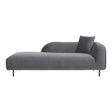 Moe's Home Collection Deleuze Chaise Anthracite