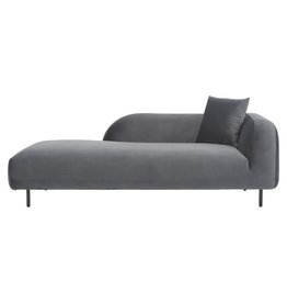 Moe's Home Collection Deleuze Chaise Anthracite
