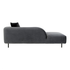 Moe's Home Collection Deleuze Chaise Anthracite