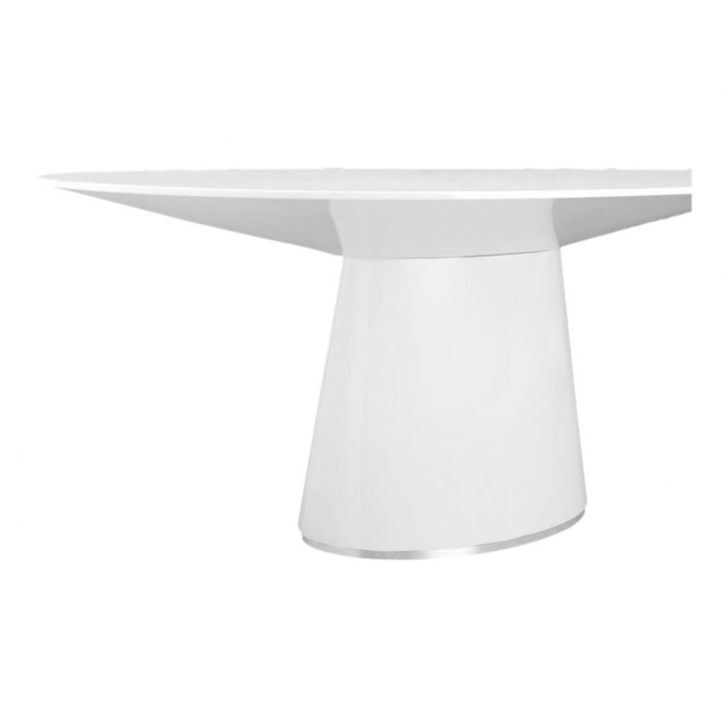 Moe's Home Collection Otago Oval Dining Table White