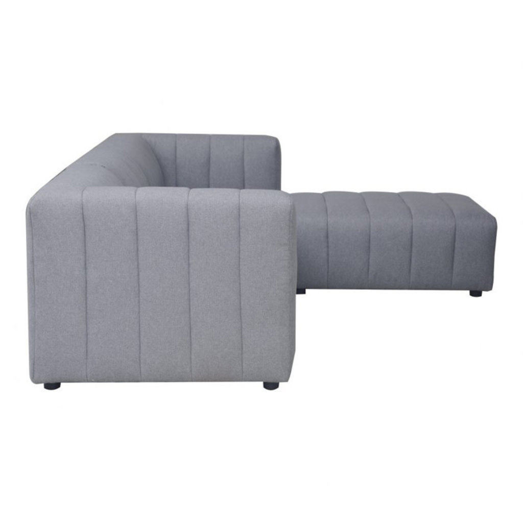 Moe's Home Collection Lyric Lounge Modular Sectional Grey