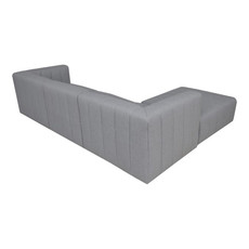 Moe's Home Collection Lyric Lounge Modular Sectional Grey