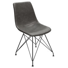 Diamond Sofa Theo Dining Chair Weathered Grey PU