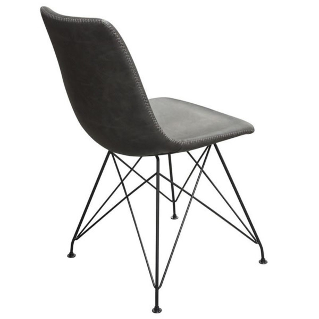 Diamond Sofa Theo Dining Chair Weathered Grey PU