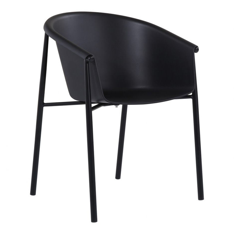 Moe's Home Collection Shindig Outdoor Dining Chair-M2 Black