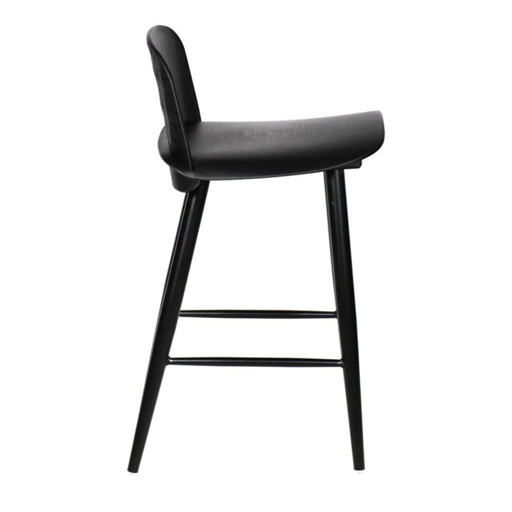 Moe's Home Collection Looey Counter Stool Black-M2