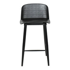 Moe's Home Collection Looey Counter Stool Black-M2