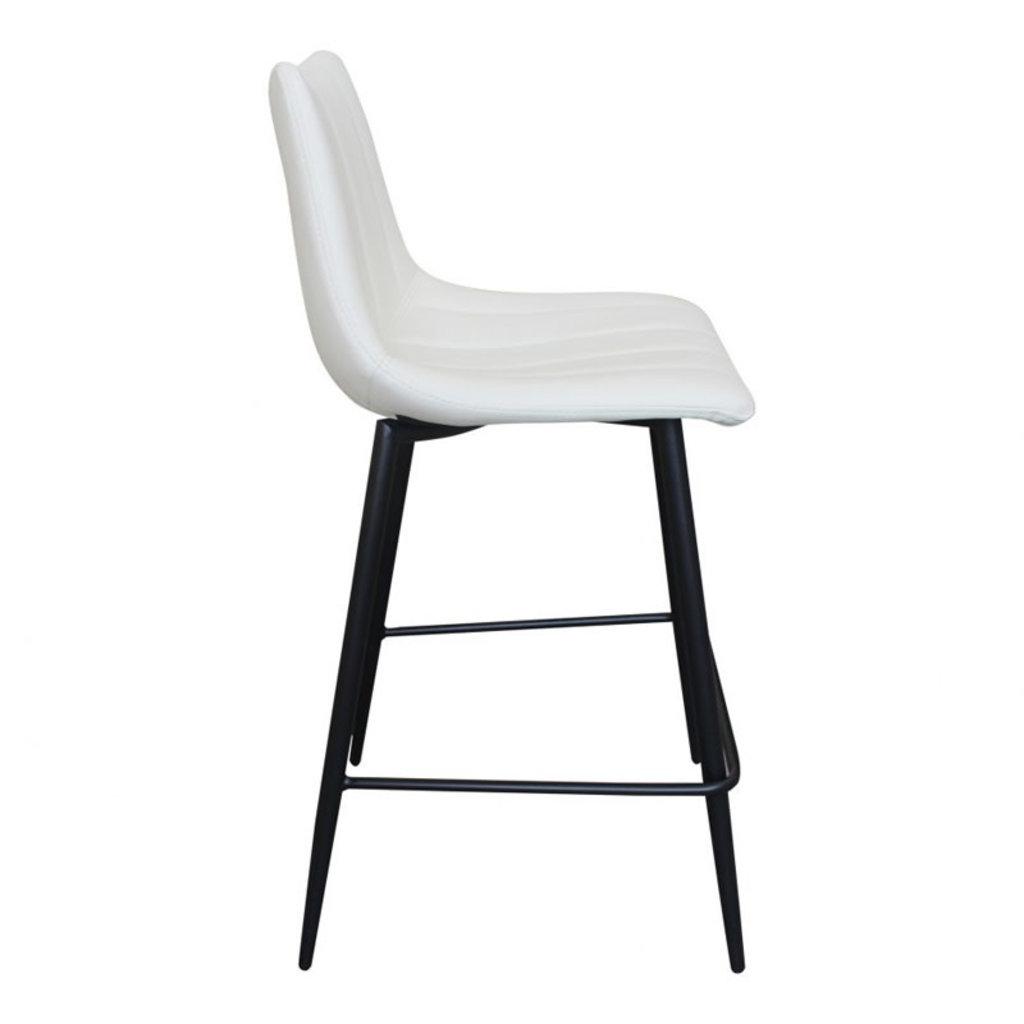 Moe's Home Collection Alibi Counter Stool Ivory-M2