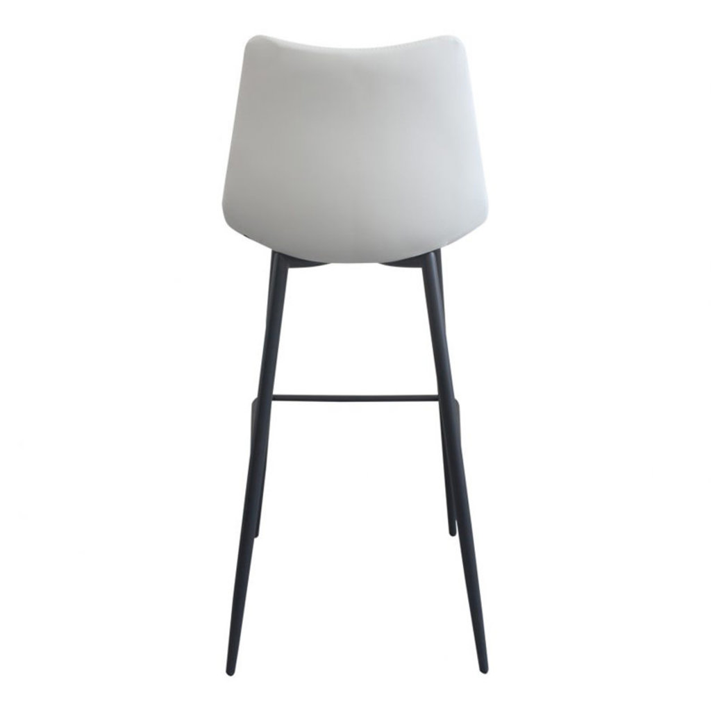 Moe's Home Collection Alibi Barstool Ivory-M2