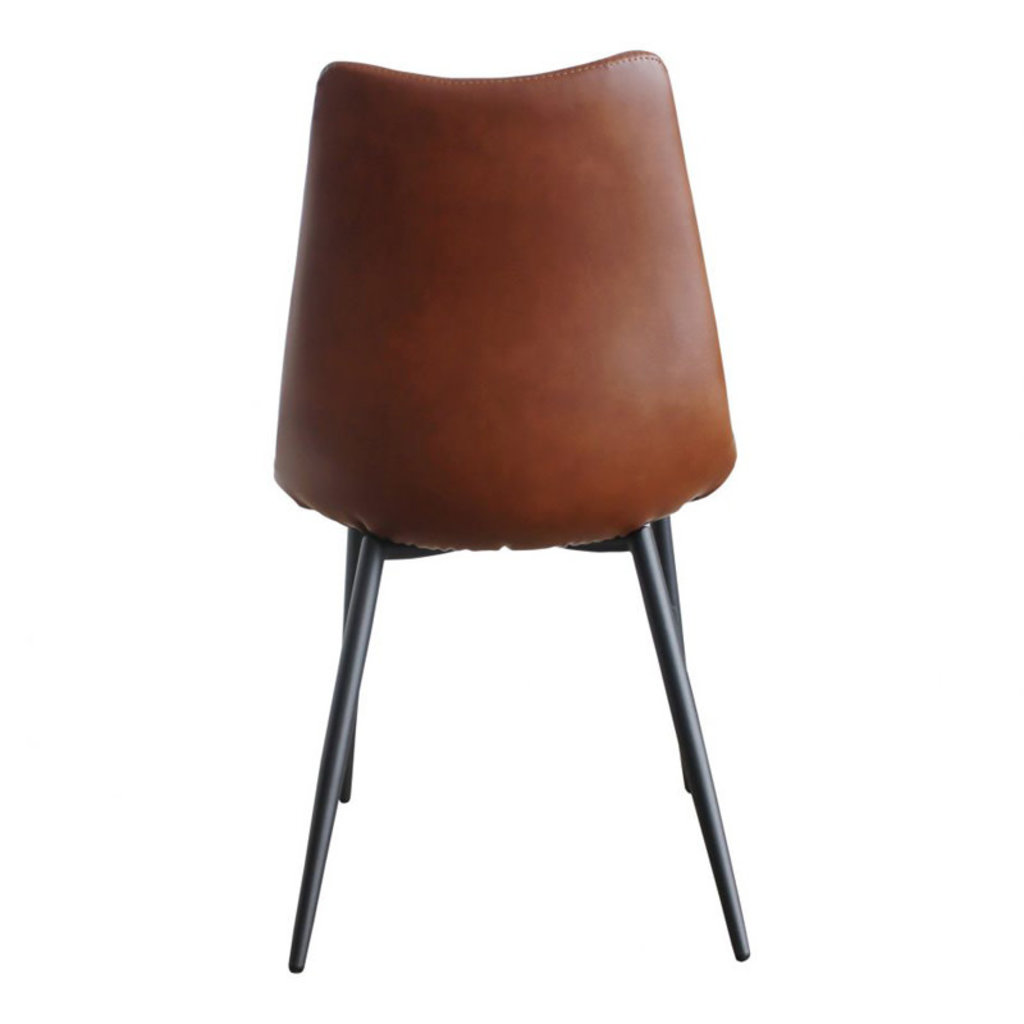 Moe's Home Collection Alibi Dining Chair Brown-M2