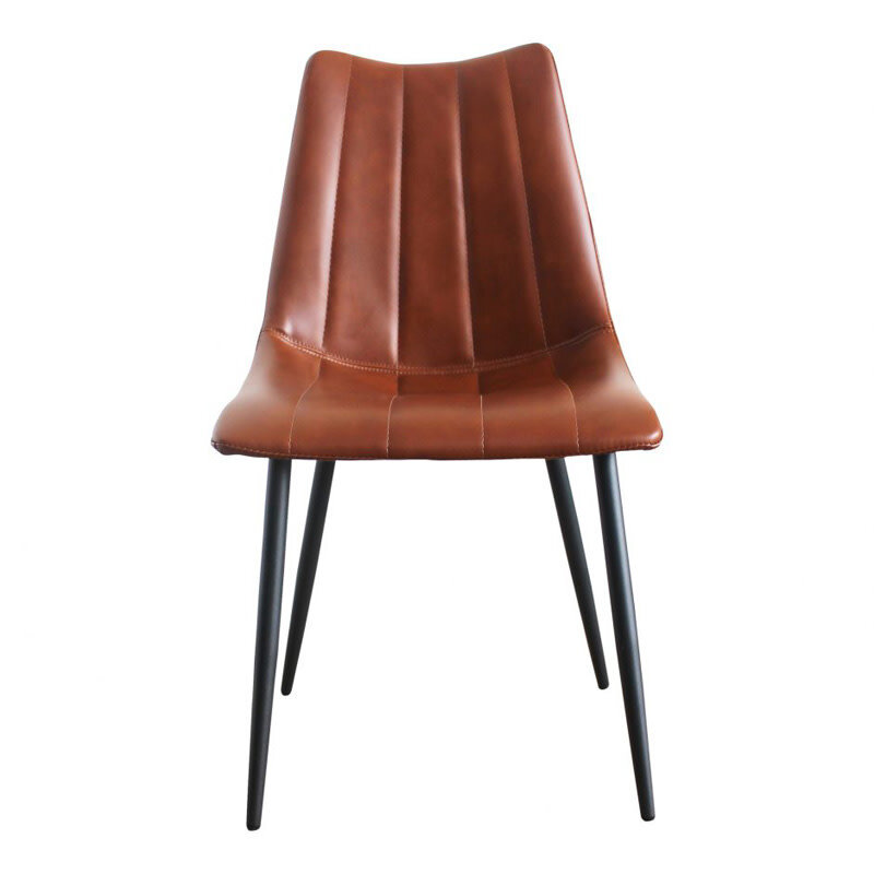 Moe's Home Collection Alibi Dining Chair Brown-M2