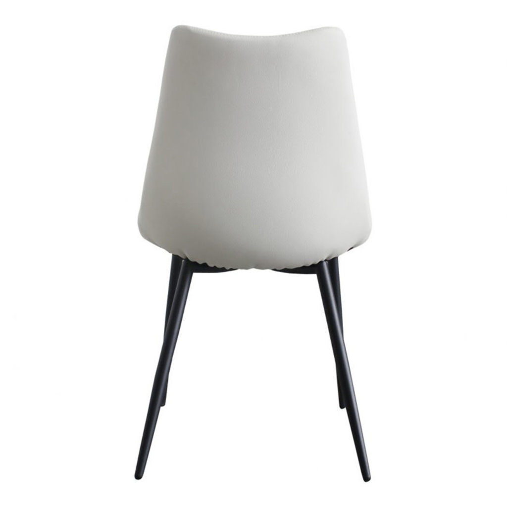 Moe's Home Collection Alibi Dining Chair Ivory-M2