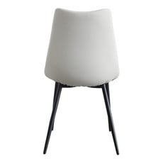 Moe's Home Collection Alibi Dining Chair Ivory-M2