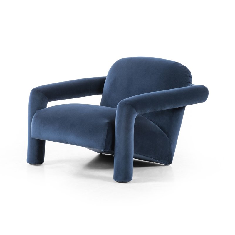 Four Hands Jordy Chair-Sapphire Navy