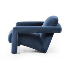 Four Hands Jordy Chair-Sapphire Navy