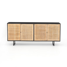 Four Hands Carmel Sideboard-Black Wash