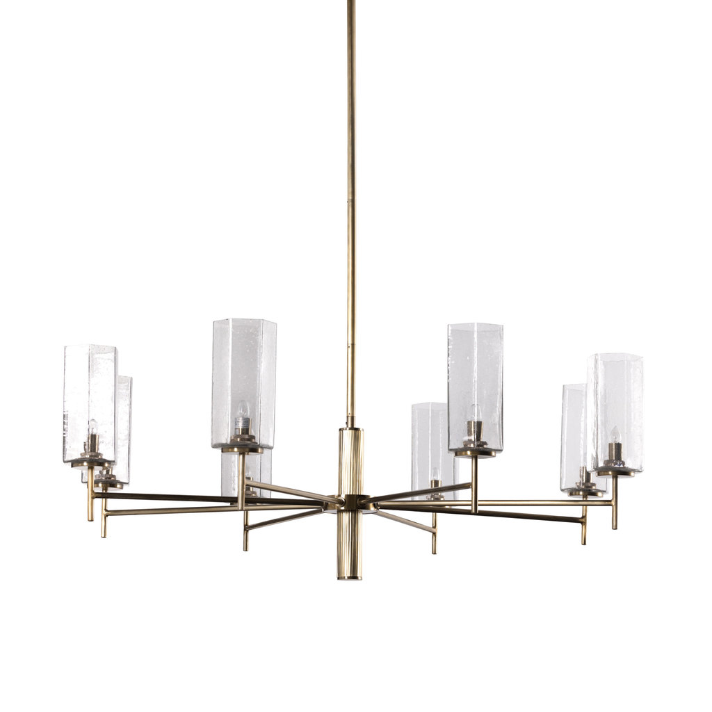 Four Hands Cosmo Chandelier Aged Brass