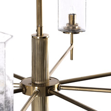 Four Hands Cosmo Chandelier Aged Brass