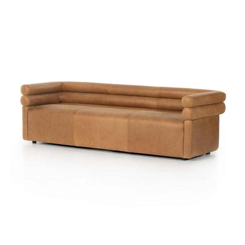 Four Hands Evie Sofa-88"-Palermo Cognac