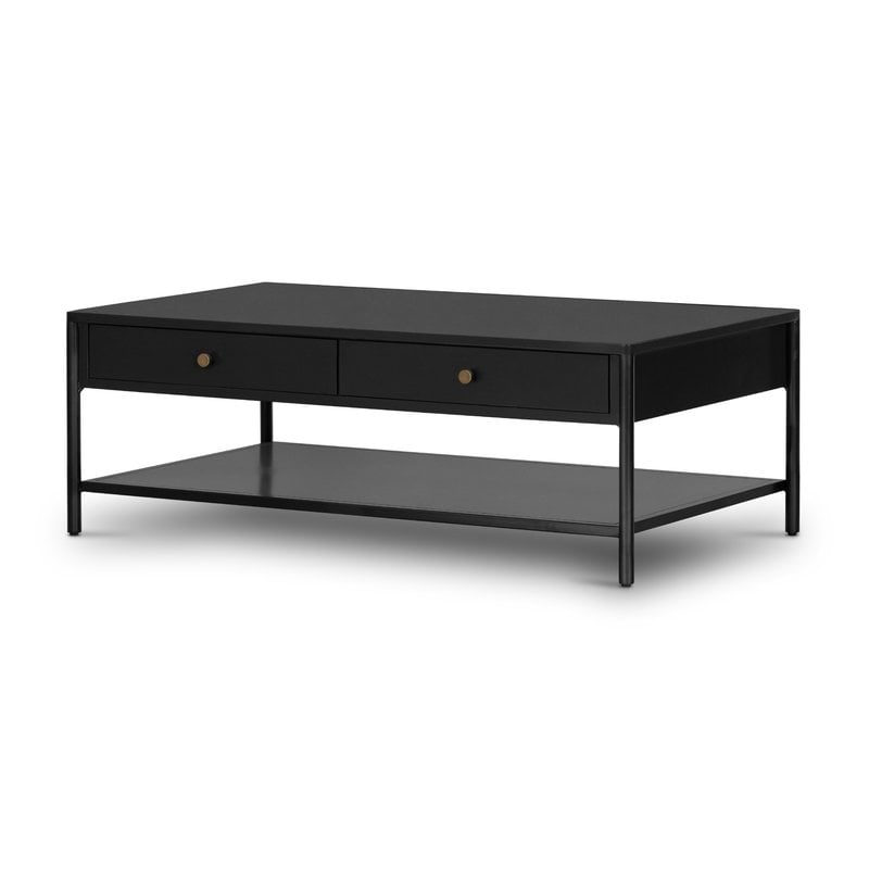 Four Hands Soto Coffee Table-Black