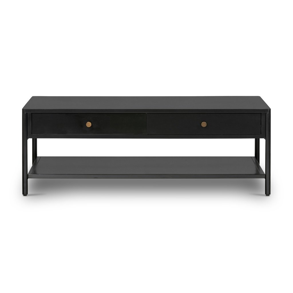 Four Hands Soto Coffee Table-Black