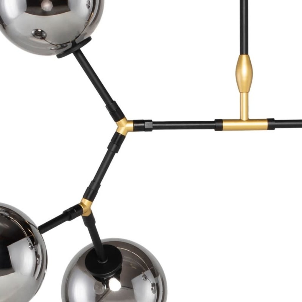 Nuevo Living Atom 5 Pendant Grey