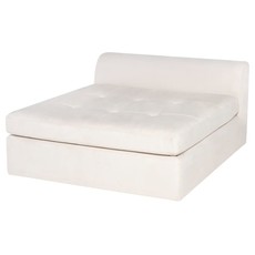 Nuevo Living Lola Modular Chaise Champagne Microsuede