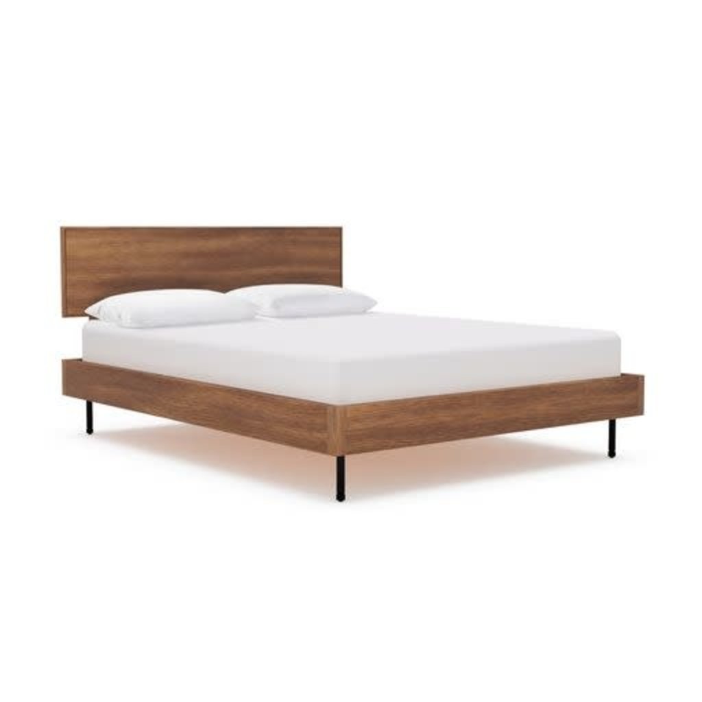 Gus Modern Munro Queen Bed in Walnut