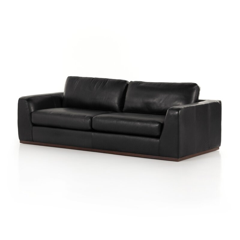 Four Hands Colt Sofa-98"-Heirloom Black